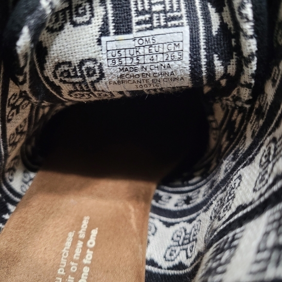 Toms Black Suede Desert Wedge Lace Up Bootie Size 9.5 - Picture 5 of 6